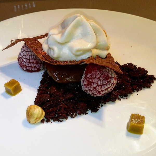 Croccante Vegan Integrale al Cacao con Salsa alla Rosa Canina; Cialda e Spuma di Cocco Fatta in Casa!