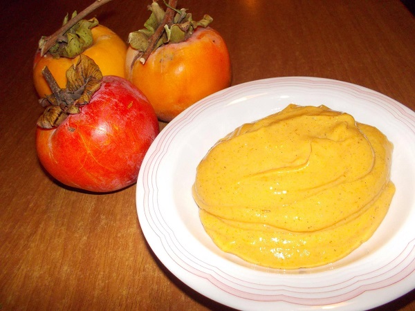 Dessert Crudista Autunnale di Cachi e Castagna